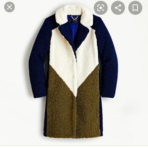J.crew Teddy Sherpa coat